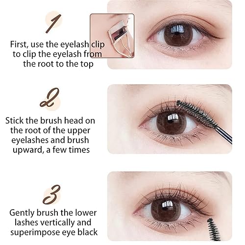Miniatura 6 de Extensiones de pestañas de pestañas de volumen y longitud, máscara de pestañas colorida, resistente al agua, larga duración, alargamiento, no