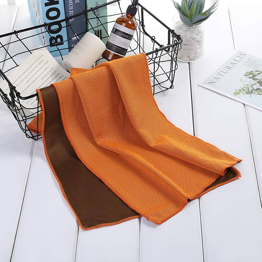 Amazon｜東京企画 スーパークールタオル オレンジ 40×80cm｜TO