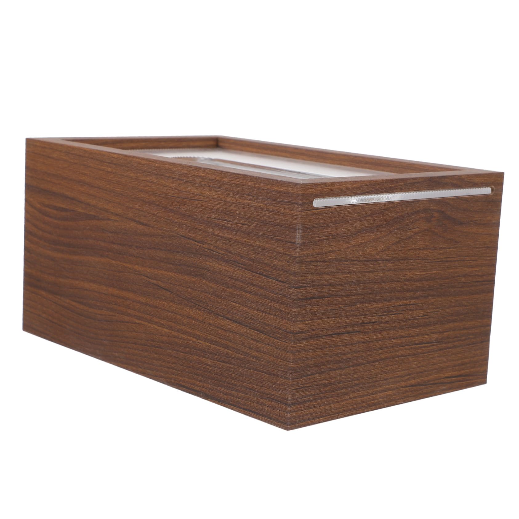 Holz Taschentuchbox aus Walnussholz mit Acrylstreifen Rechteckiger Serviettenhalter für Büro und Wohnzimmer Langlebiger Papierhandtuchspender mit Glatter Oberfläche