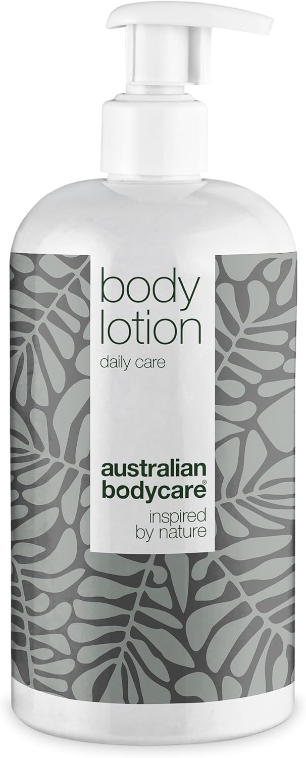 Australian Bodycare Bodylotion voor Vrouwen & Mannen 500 ml | Tea Tree Olie Bodylotion tegen een Droge Huid | Dagelijkse verzorging Vermindert vlekjes, puistjes, Ringworm, Schimmel, Jeuk, Acne, Lichaamsgeurtjes & stinkende voeten