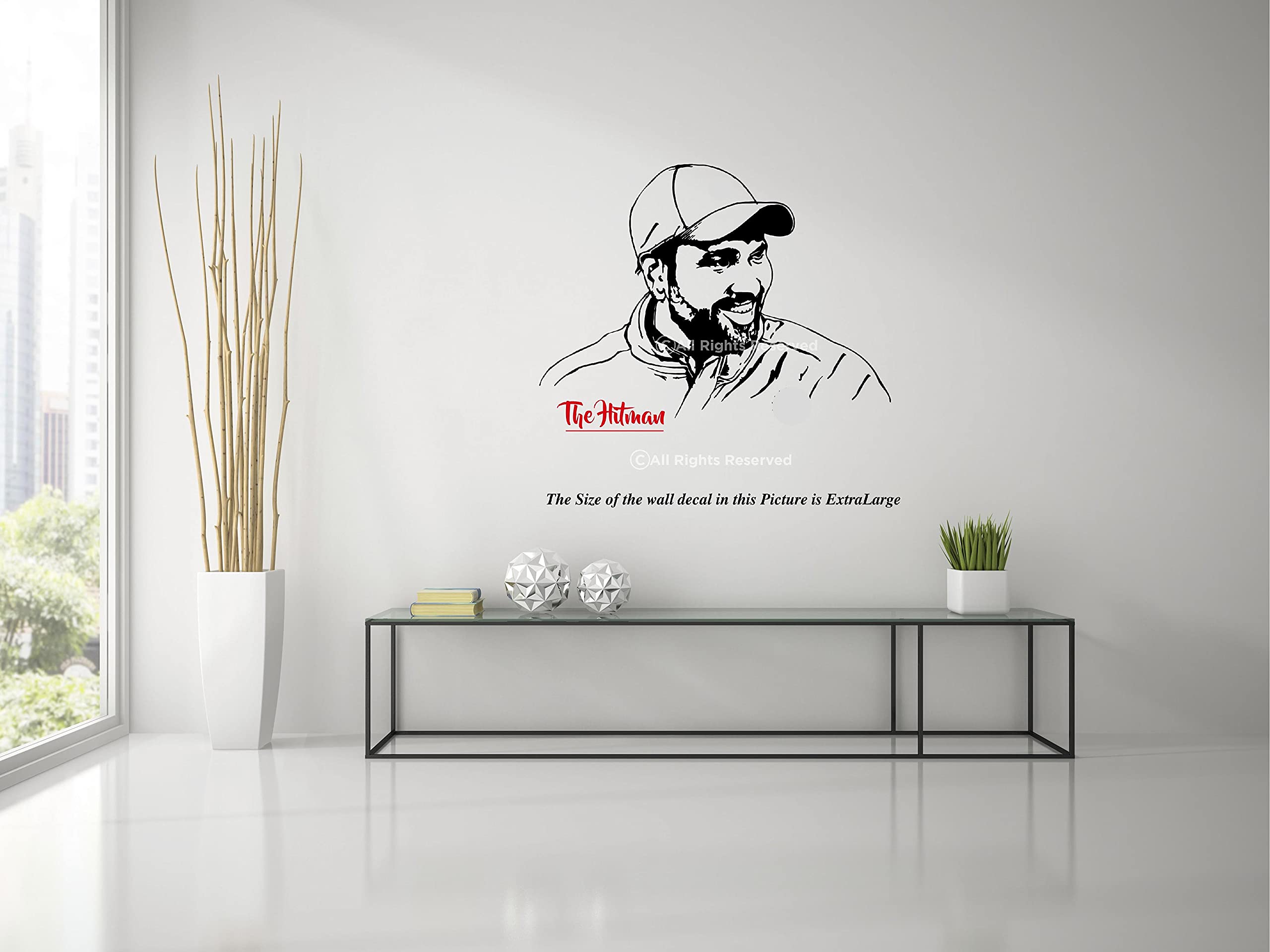 PEACOCKRIDE Vinyl Rohit Sharma The Hitman Wall Sticker, Black (B07ZRTYFR8) Amazon Price History, Amazon Price Tracker