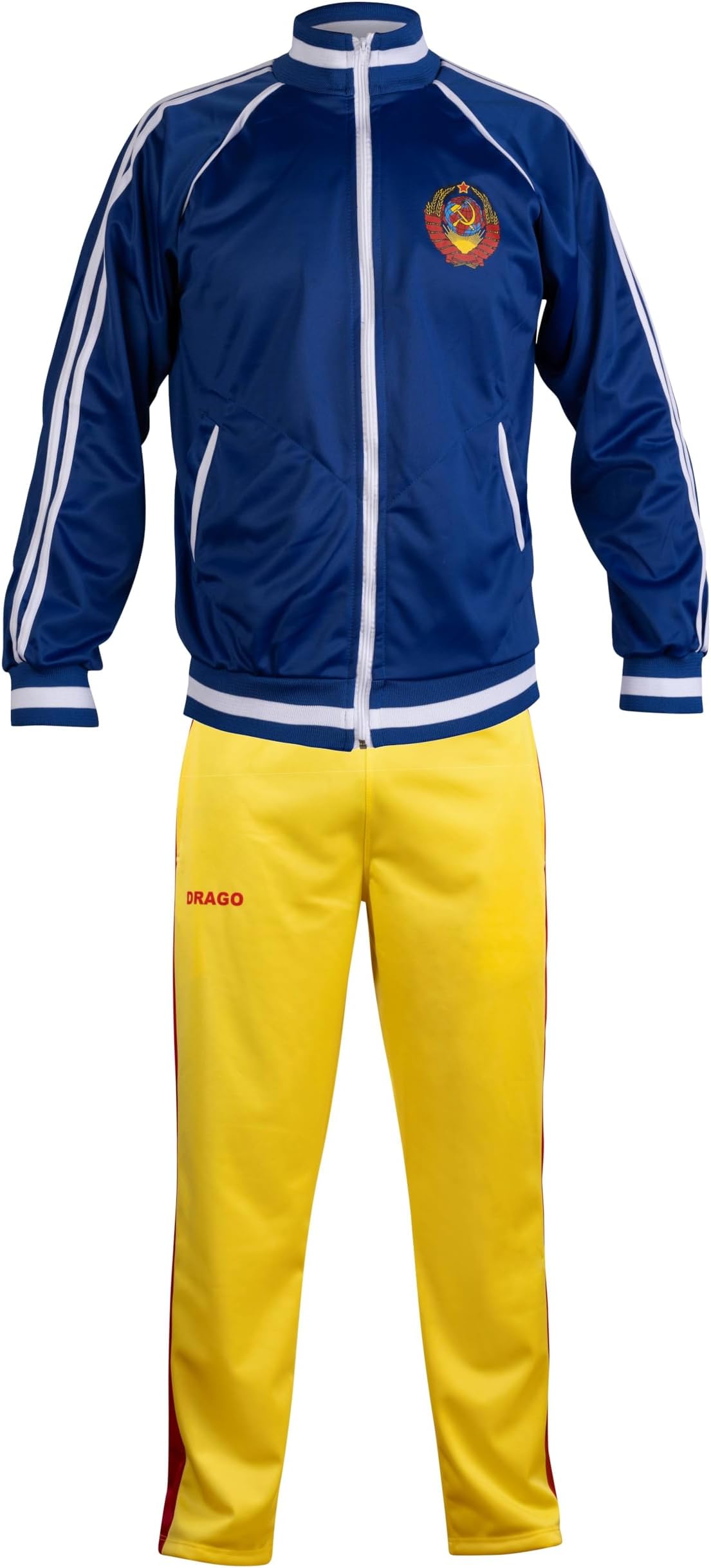 JL Sport Soviet Union Blue CCCP USSR Drago Full Tracksuit Jacket Pants Retro