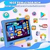 Tablet Gleeso Kids 10 Pulgadas, Android 15 para Niños, 20GB RAM 128GB ROM 1TB Expandible, Batería 5000mAh, Tablet para Niños Pequeños con Funda, Control Parental y UKIDOZ, BT5.4, Doble Cámara, Regalo-Azul 7
