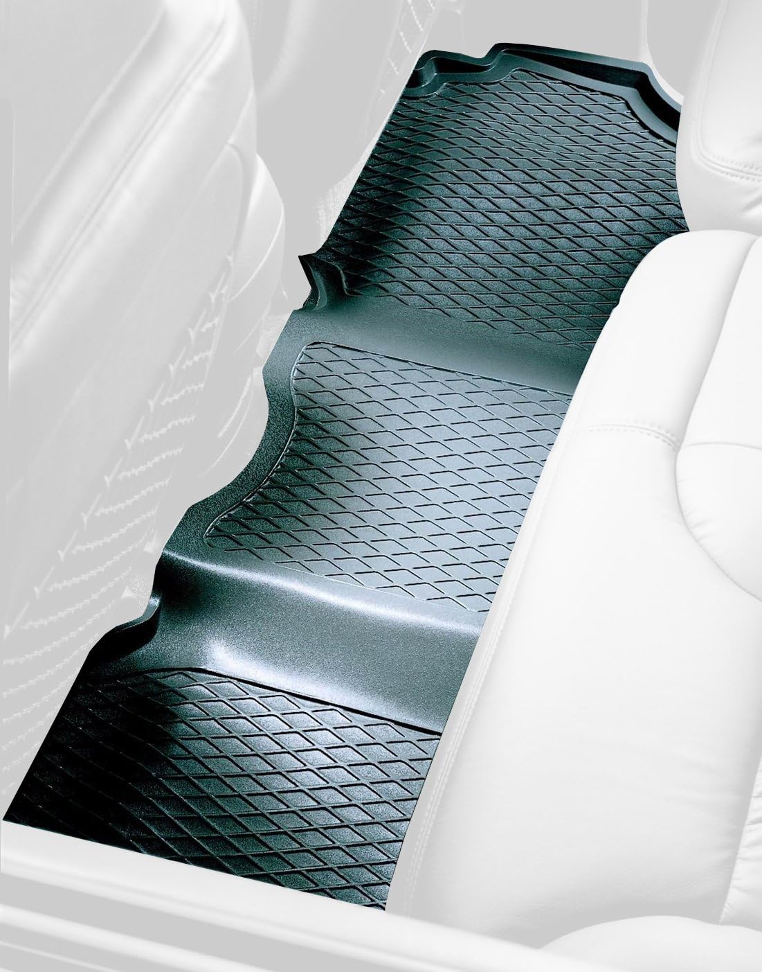 Highland 4697400 Black Custom Molded Rear Seat Floor Guard