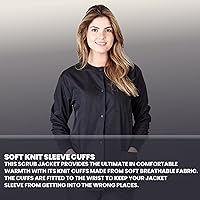 Vista 3 de Chaqueta médica de calentamiento para mujer, chaquetas médicas para mujer