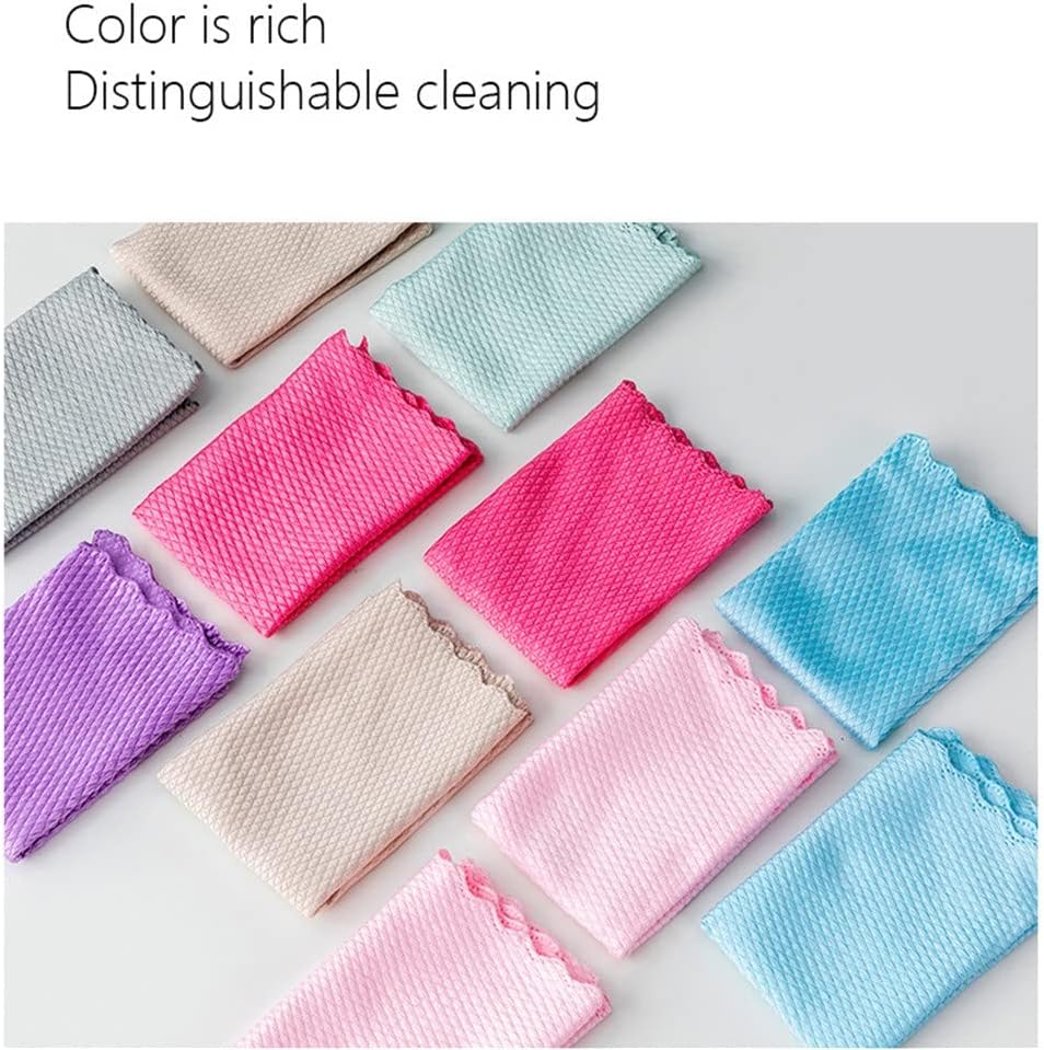 Special Fish Scale Cleaning Cloth for Non-Marking Household Kitchen Water-Absorbing