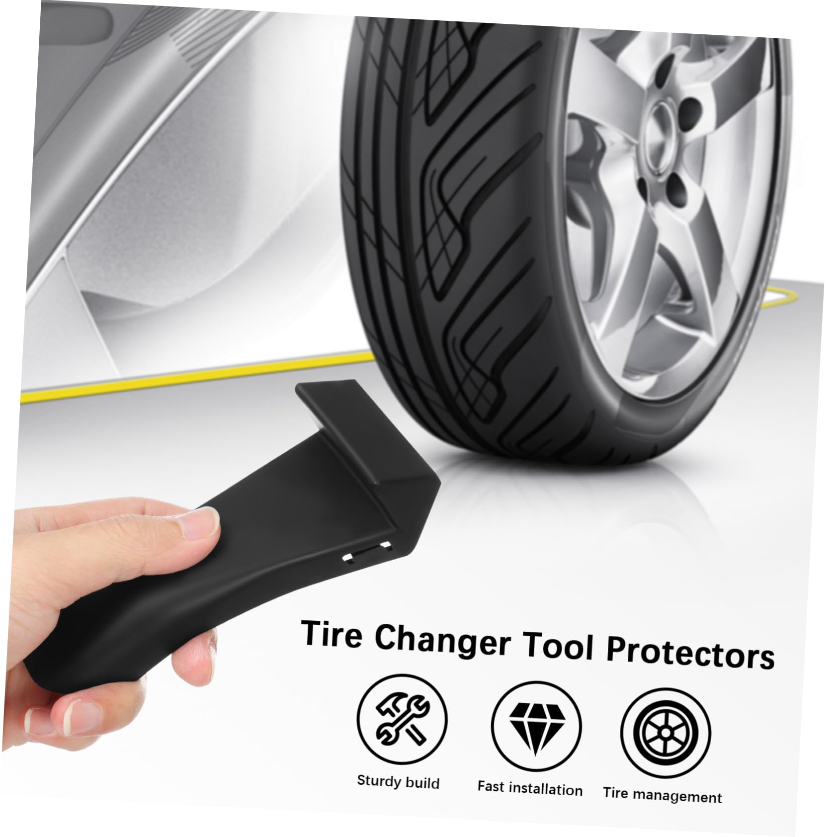 OUNONA 20pièces Protections pour Mâchoires De Démonte-Pneu Couvre-Jaws Robustes pour Changeur De Pneus Accessoires De Protection pour Machines