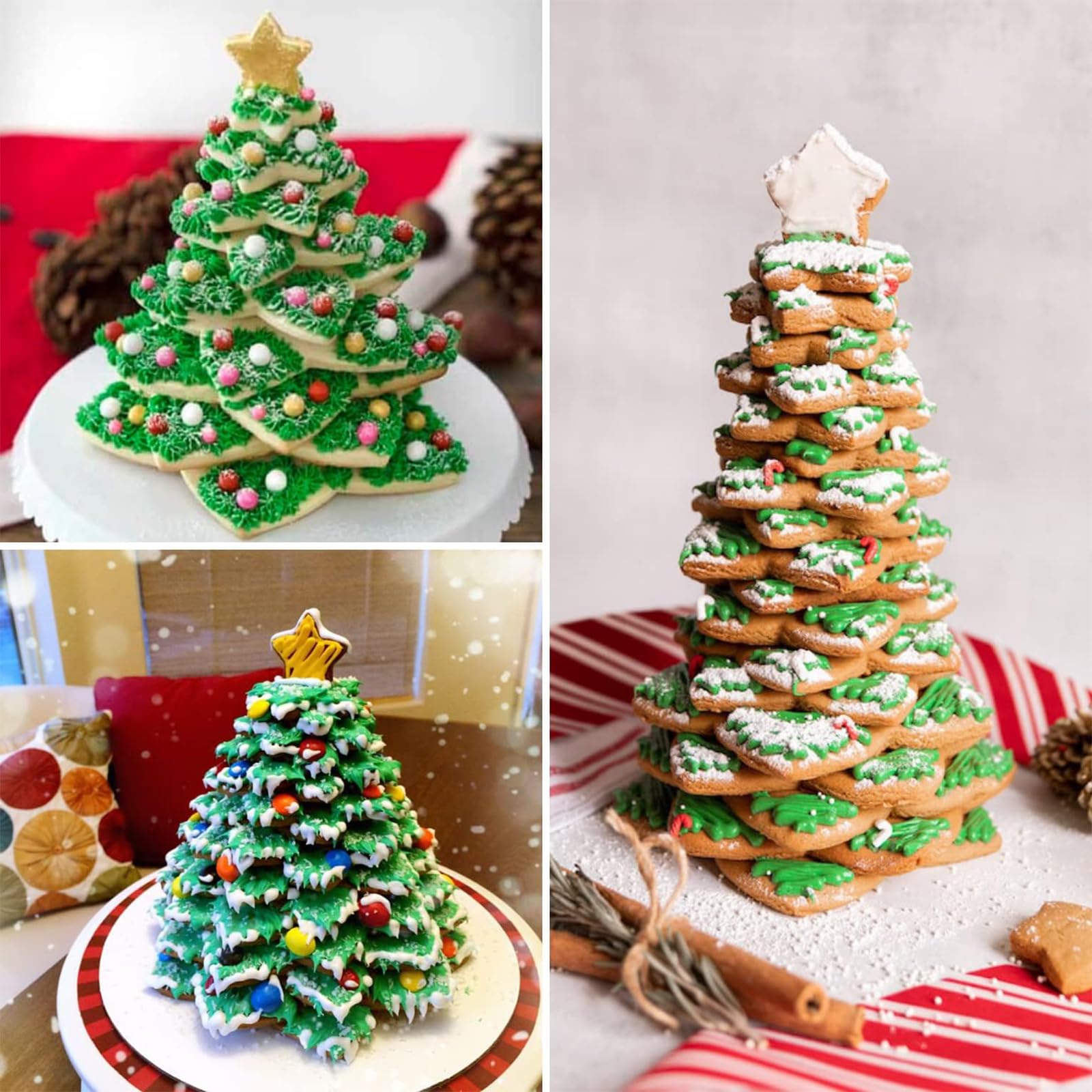 Formina Per Biscotti A Stella Media WJSYSHOP In Acciaio Inox, Per Natale, Compleanni, Matrimoni, Fai-da-te - 4