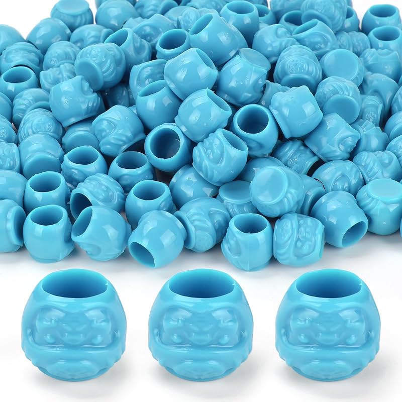 BAMTTOO Copos descartáveis para tinta de tatuagem com design de caveira, 200 unidades, damoBlue