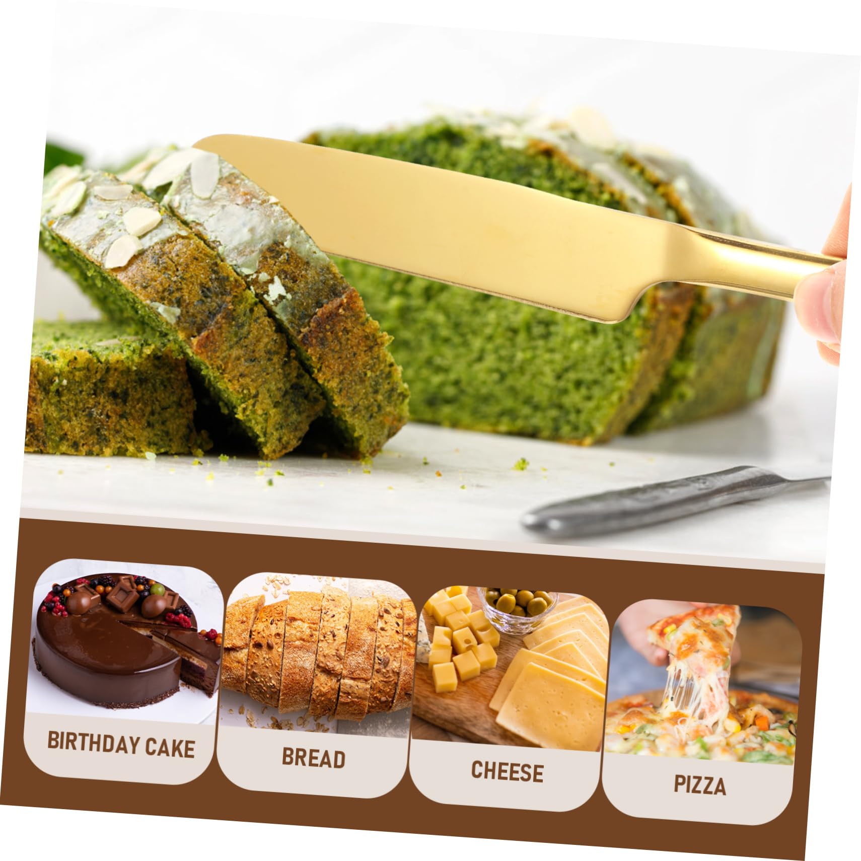 BESTonZON 3 Piezas De Pan Pastel Pizza Rebanador Herramientas De Pizza Desayuno Sándwich Corte De Pan Tabla De Pizza Cortador De Pastel Cortador De Rebanadas Herramienta De