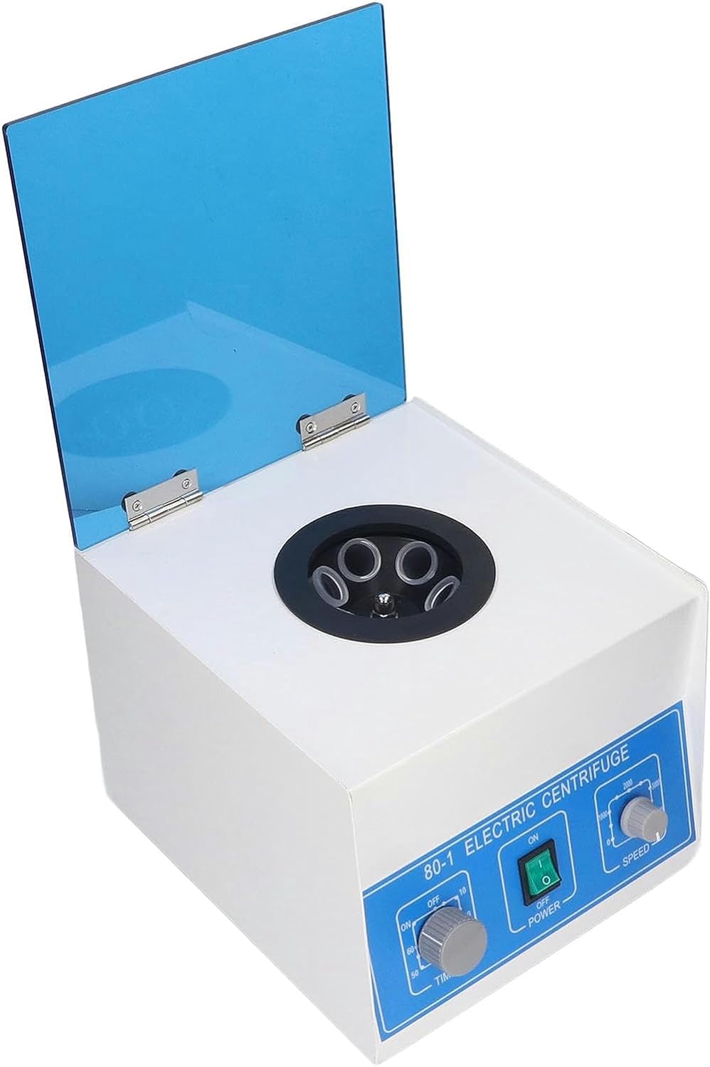 FLTRGO Centrifuge Machine, 1435 G Centrifugal Force, Fixed Angle Rotor, 4000 RPM, Aluminum Electric Table Centrifuge for Laboratories