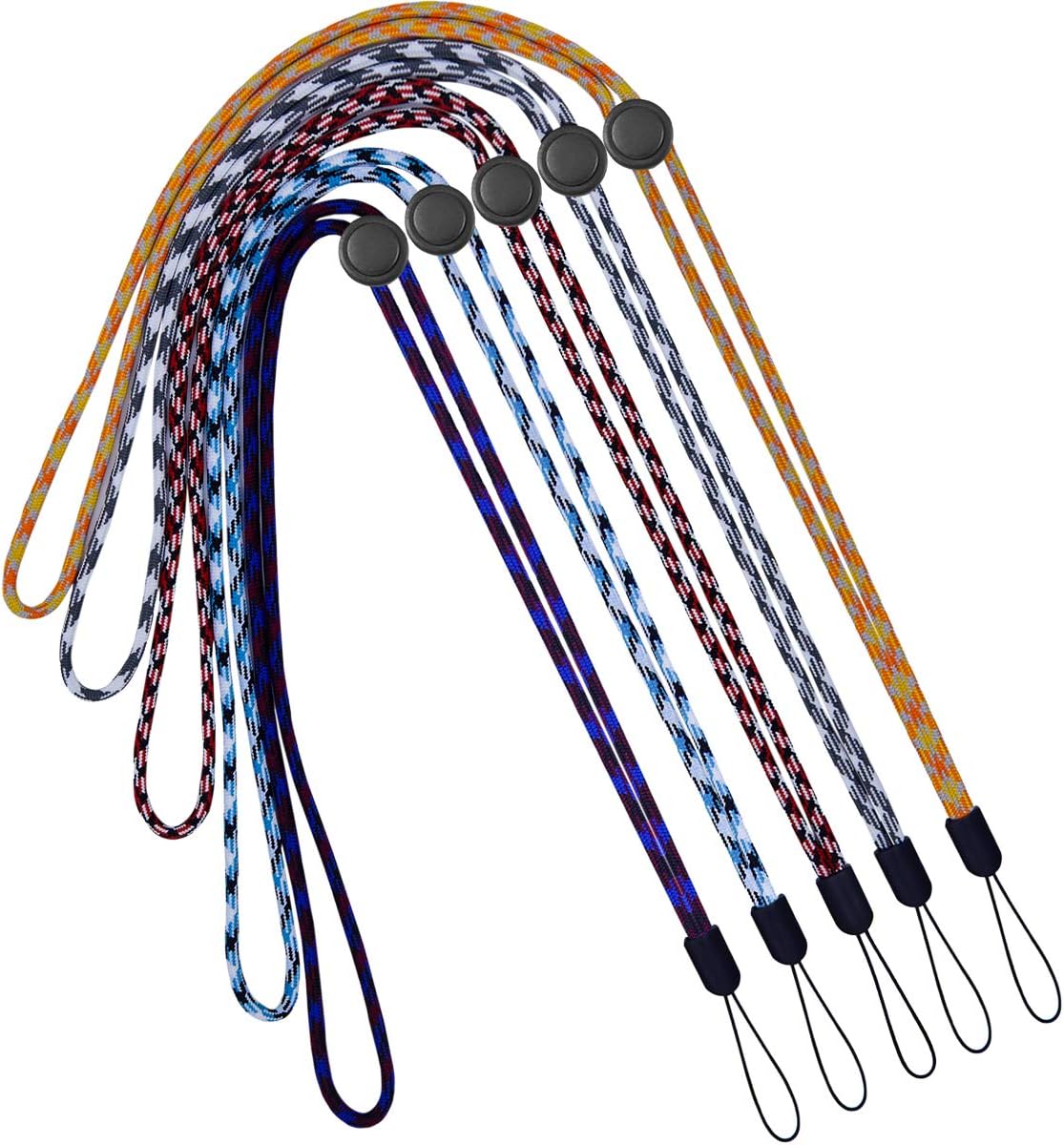 YOUOWO 5 PACK lanyard Adjustable Lanyards neck