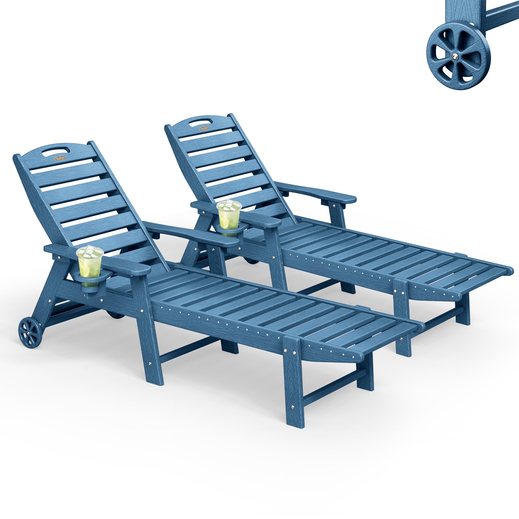 SUUNYN Lounge Chair Outdoor Set of 2