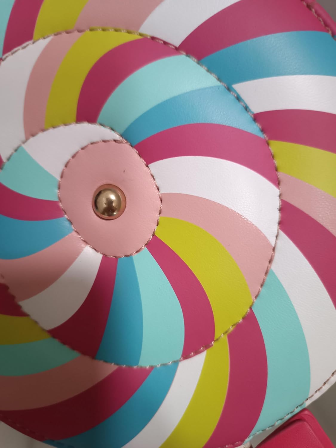 Lollipop Candy Shaped Purse for Girls PU Leather Crossbody Bag for Teens Women Novelty Handbags - Image 6