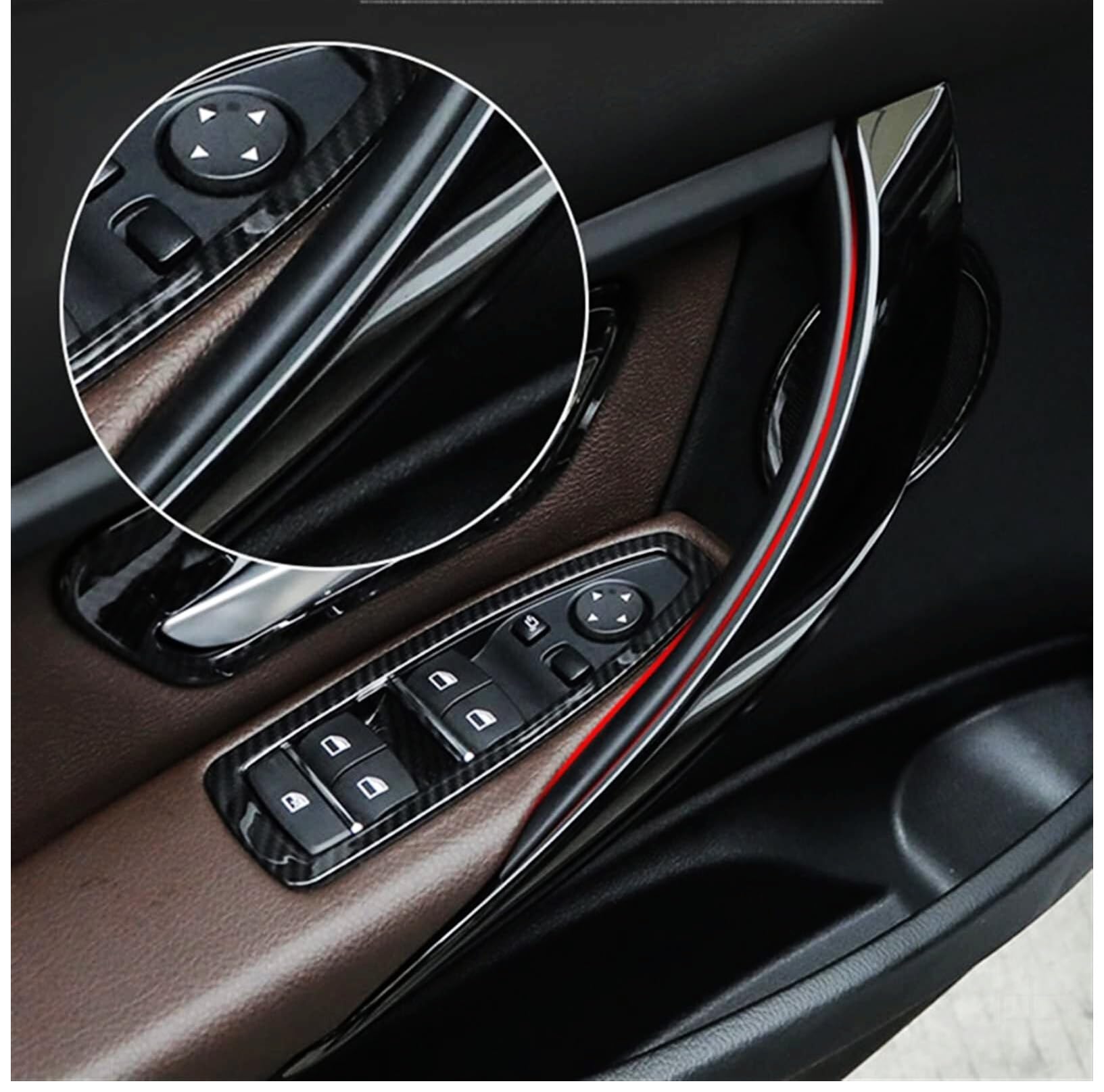Sostituzione Maniglia Interna Portiera Coperture per maniglie di sostegno del pannello porta Per BMW Serie 3 e 4 F32 F34 F30 F35