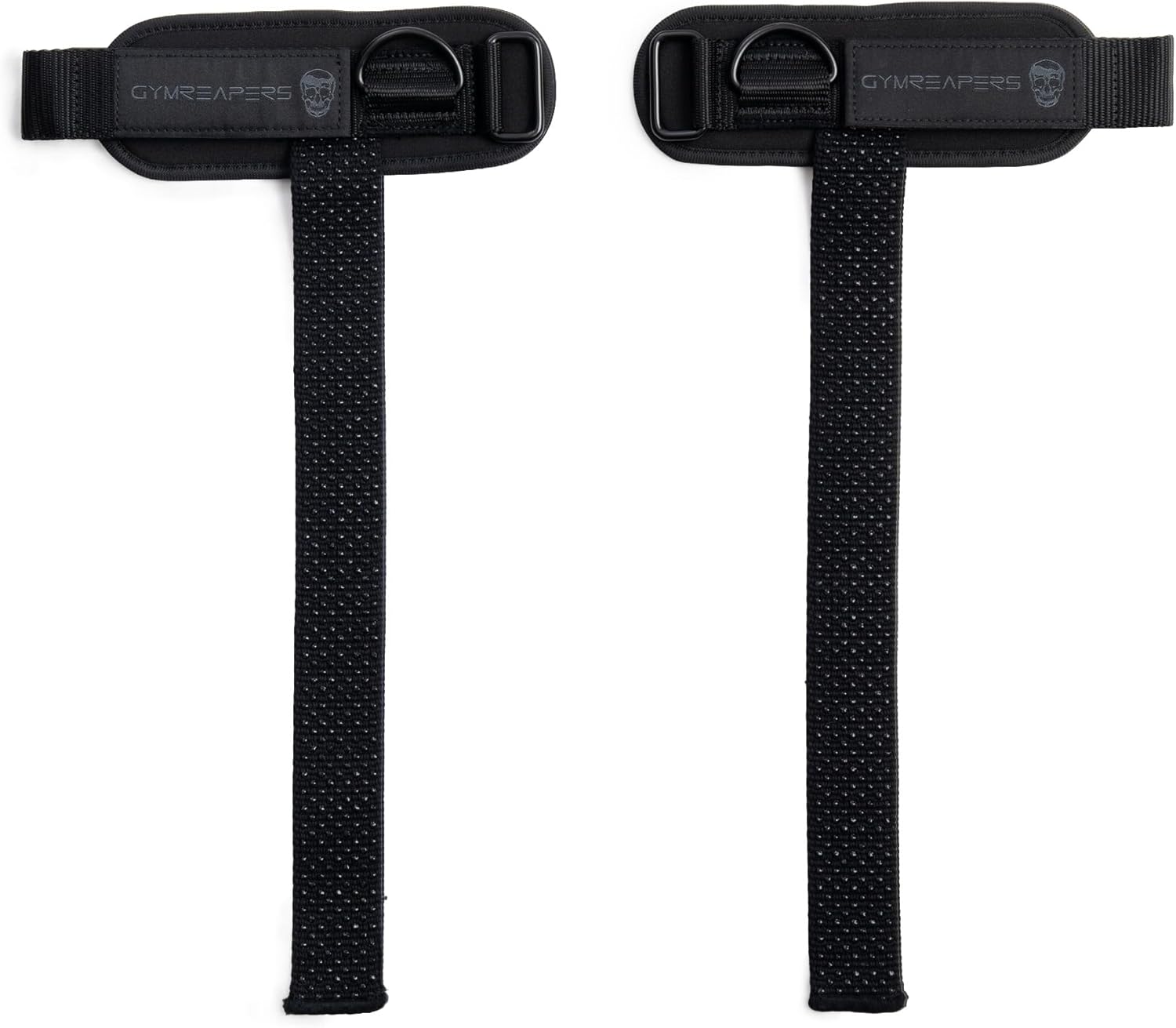 Gymreapers GripLink Lifting Straps – Heavy Duty D-Ring Weight Lifting Wrist Straps with Anti-Slip Silicone Grip Beads, Cushioned & Adjustable Support for Deadlifts, Powerlifting, Cable Machines & Gym Training