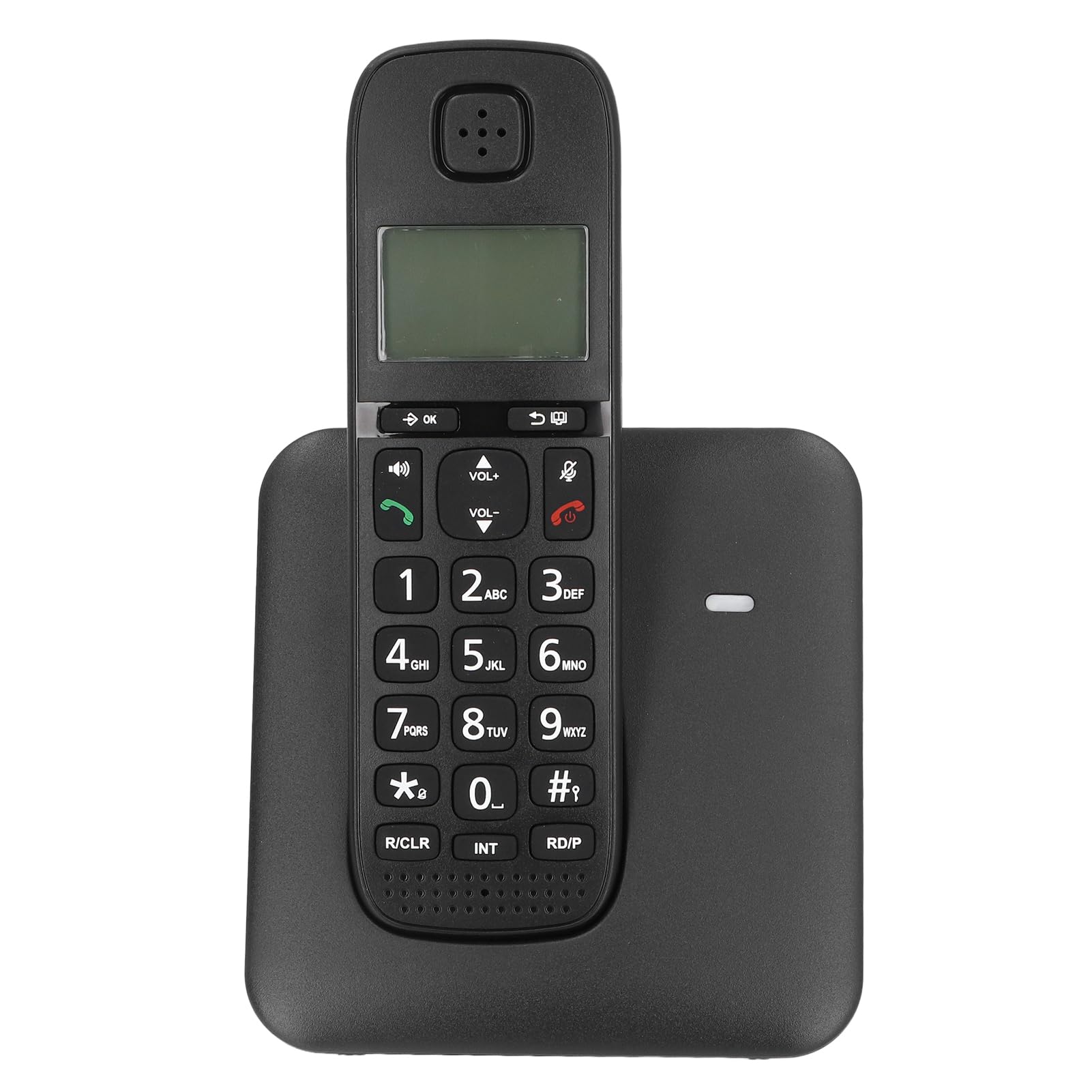 Cordless Phone, LCD Screen, 30 Incoming Numbers, 10 Outgoing Numbers, 10 Hour Talk Time, 800mAh Battery, Cordless Telephone with Call Forwarding and Three Way Calling (US Plug