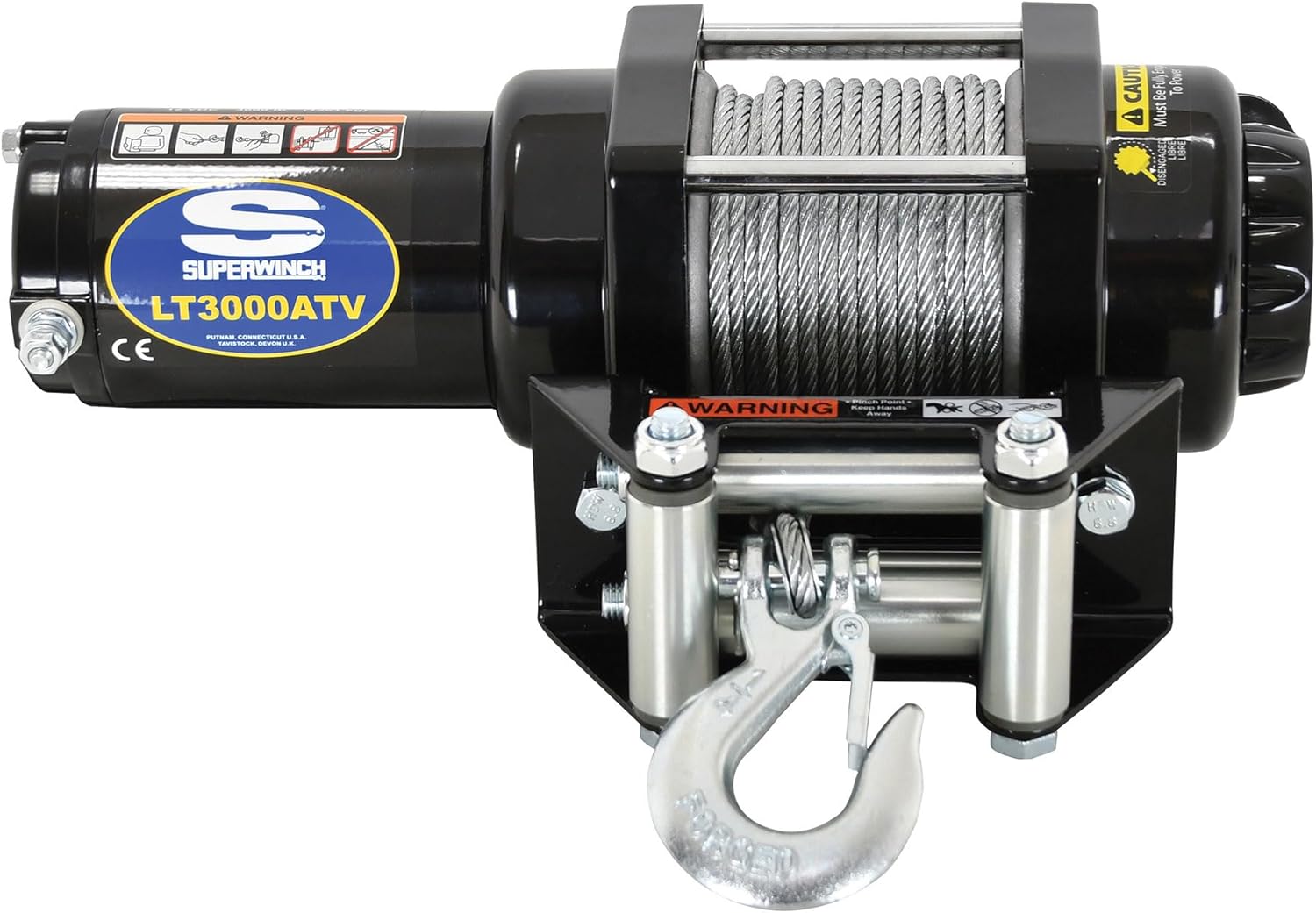 Superwinch 1130220 LT3000ATV 12 VDC Winch 3,000Pound/1360 kg with
