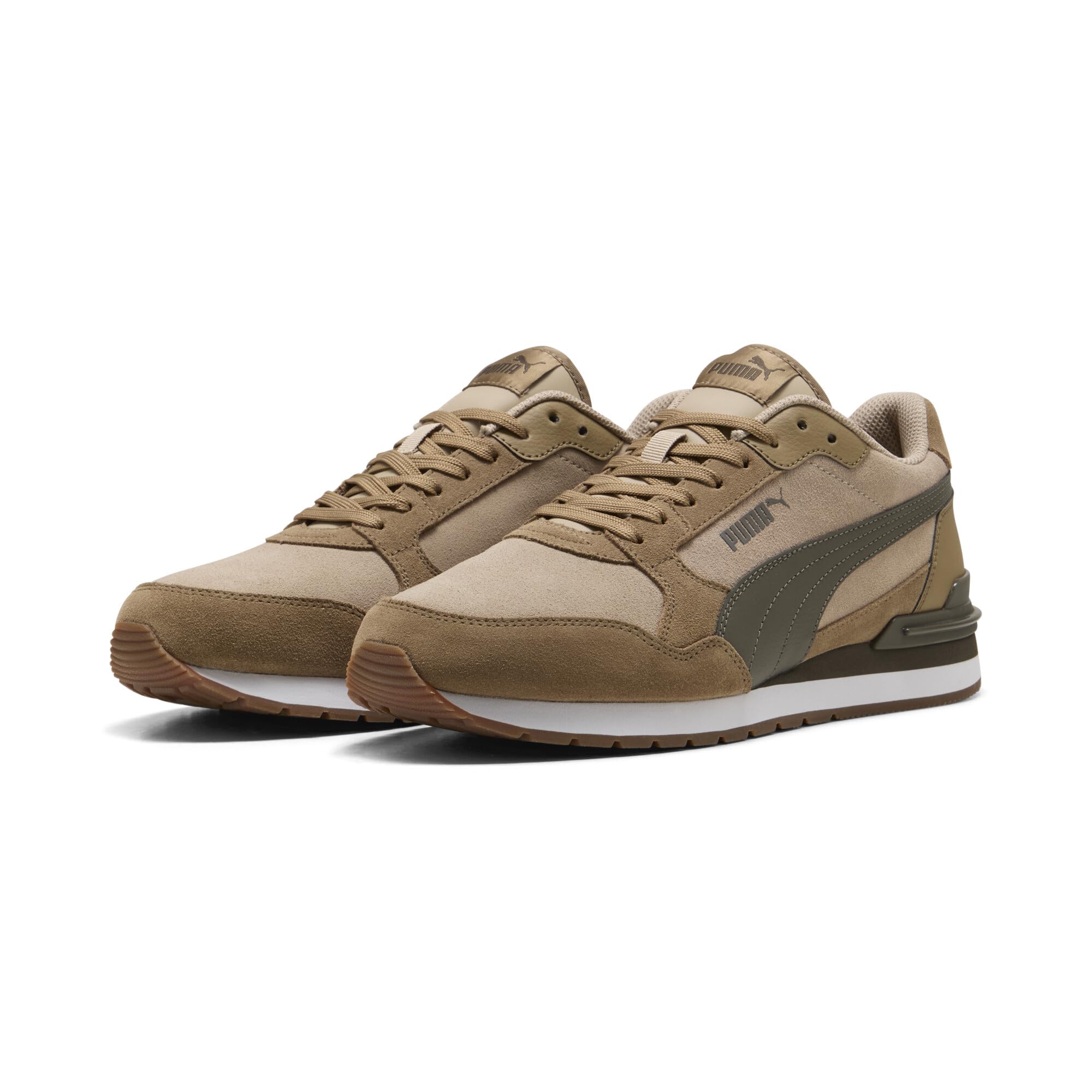 Puma St Runner V4 SD, Unisex Dorosły, Birch Matte Bronze Soft Taupe White Gum, 43 EU