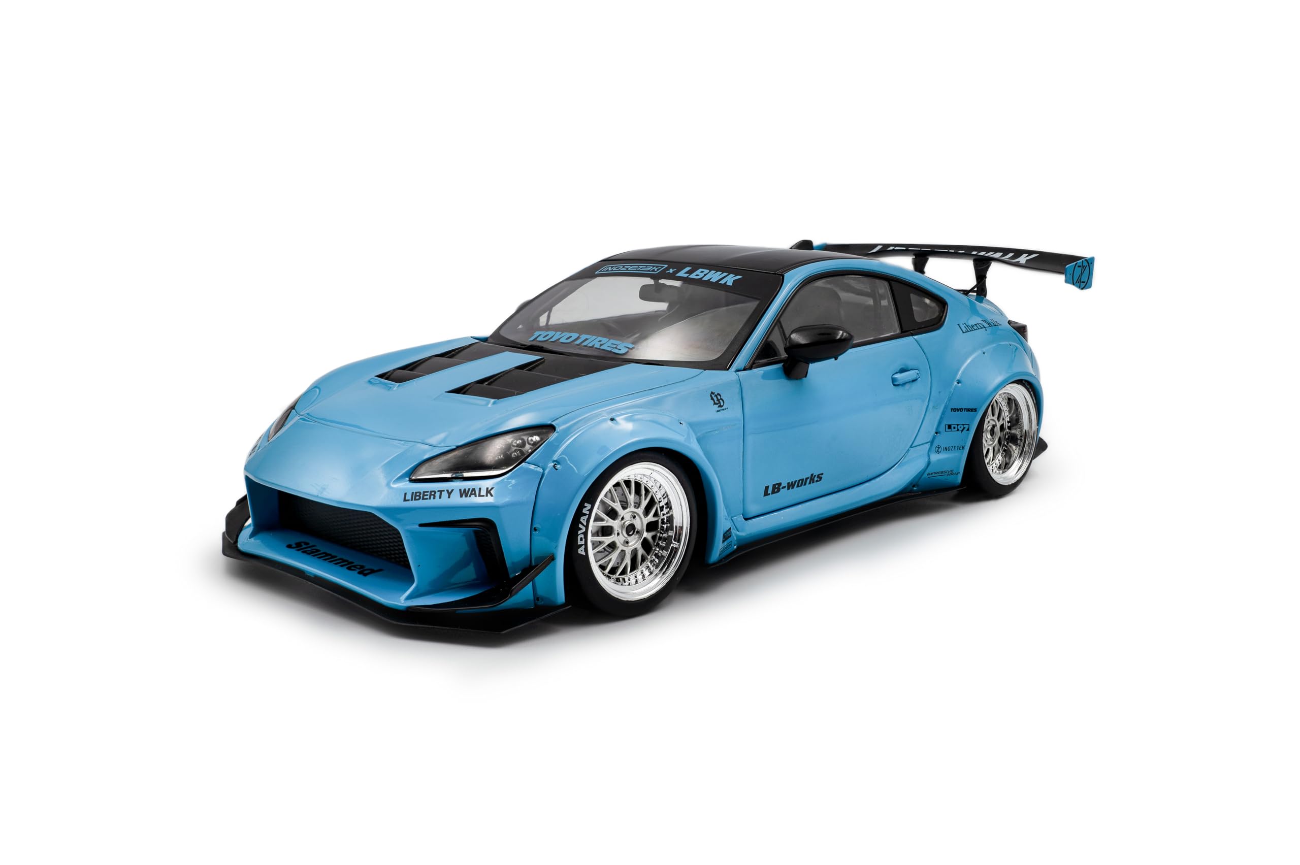ミニカー SOLIDOLiberty Walk86 Slammed 1/18 Blue Solido 1:18 Toyota GR86 LBWK Body Kit Azul : Amazon.es: Hogar y cocina