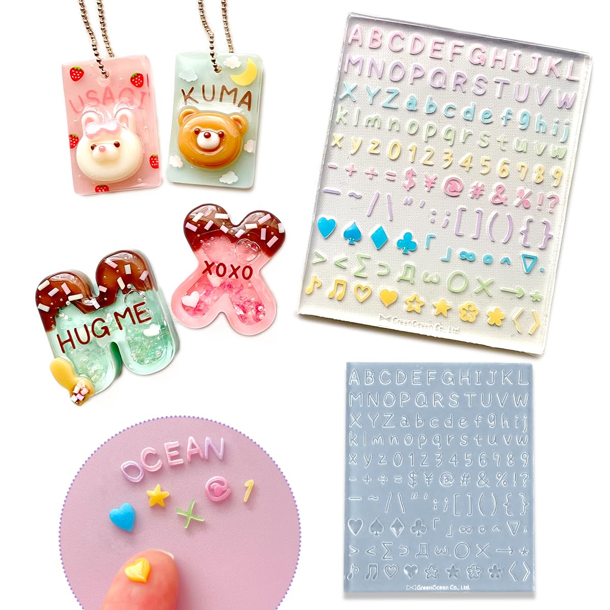 オリジナルレジン】アルファベット・数字 オーダーページ 【公式通販】