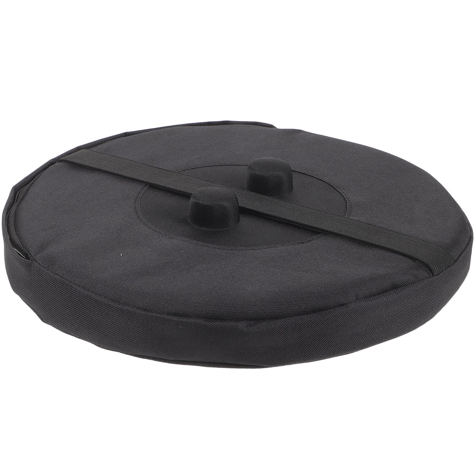 Cojín para taburete de camping negro plegable tela oxford para silla de ocio exterior