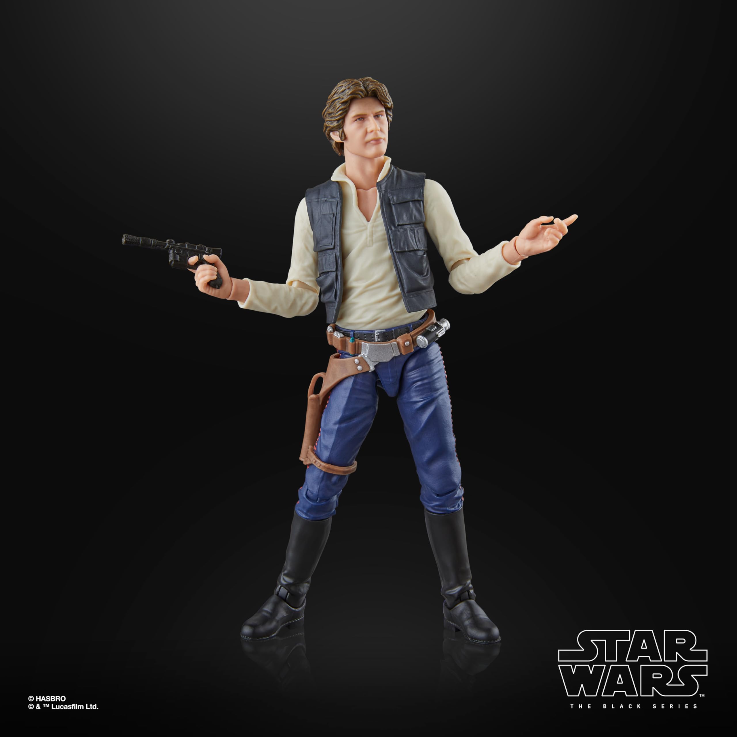 STAR WARS The Black Series Han Solo, A New Hope Premium Koleksiyon