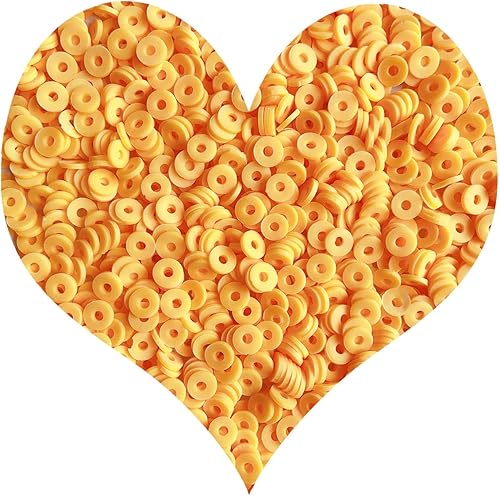 3000 cuentas de arcilla planas redondas de polímero de vinilo Heishi cuentas planas redondas de polímero cuentas planas de arcilla para hacer joyas,