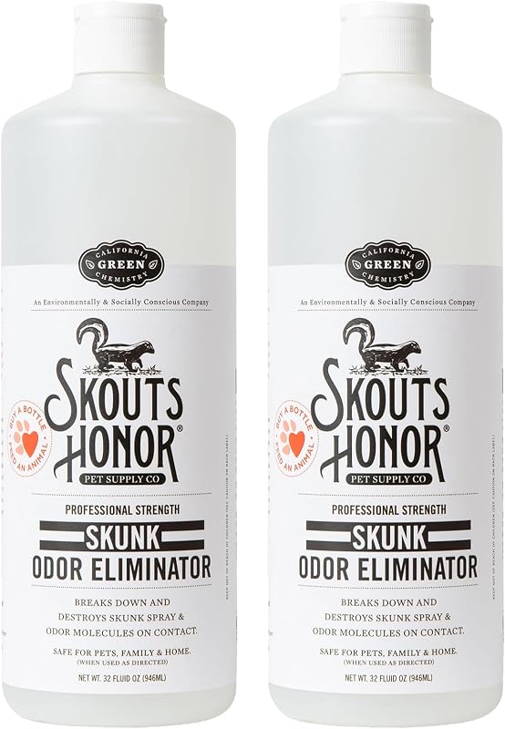 Removedor de odores de gambá para cães Skout's Honor SH17SE32-2, 2 frascos de 946 mL