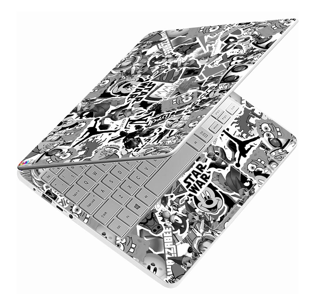 Glossy Designs Full Body Laptop Skin Upto 15.6 inch Sticker Compatible for Dell/HP/Lenovo/Acer/Sony All Laptop Size Upto 14 to 15.6 Inch - Goku , Ash and 2000s Cartoon (B09XXBQ9RS) Amazon Price History, Amazon Price Tracker