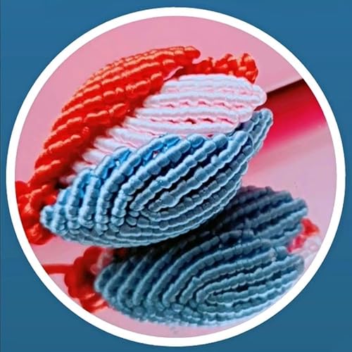 Miniatura 6 de Cuerda de nailon de satén de 109 yardas para anudar china, cuentas de macramé, pulseras de amistad, fabricación de joyas (negro, 0.08 pulgadas)