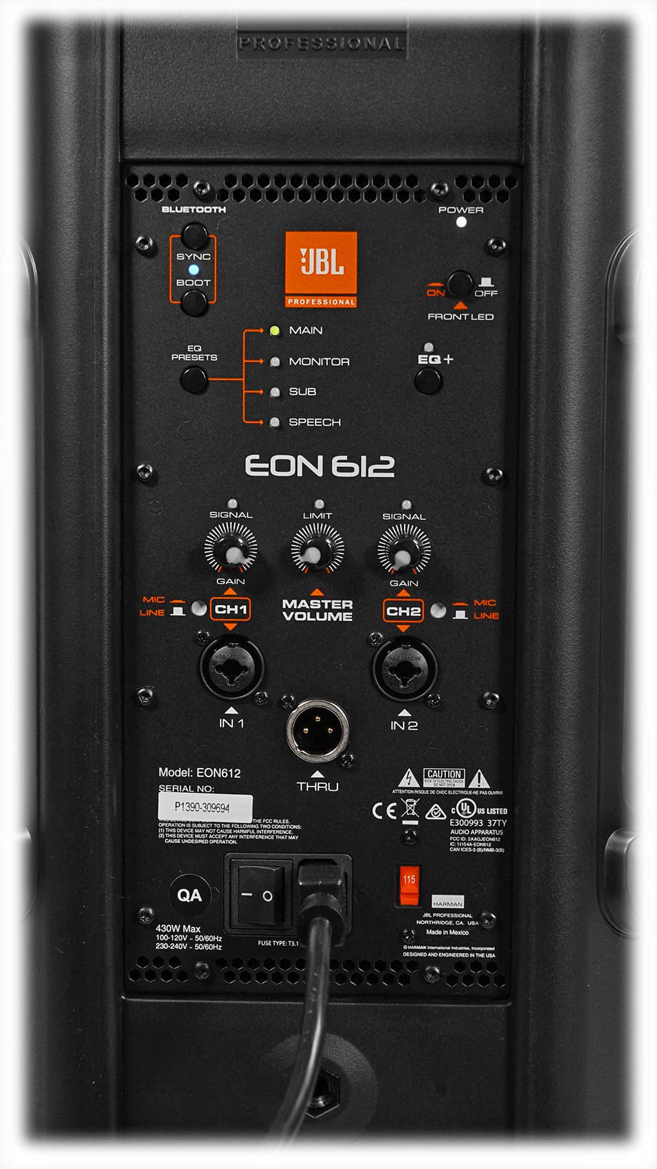 JBL Professional EON612 Portable 2-Way Multipurpose Self