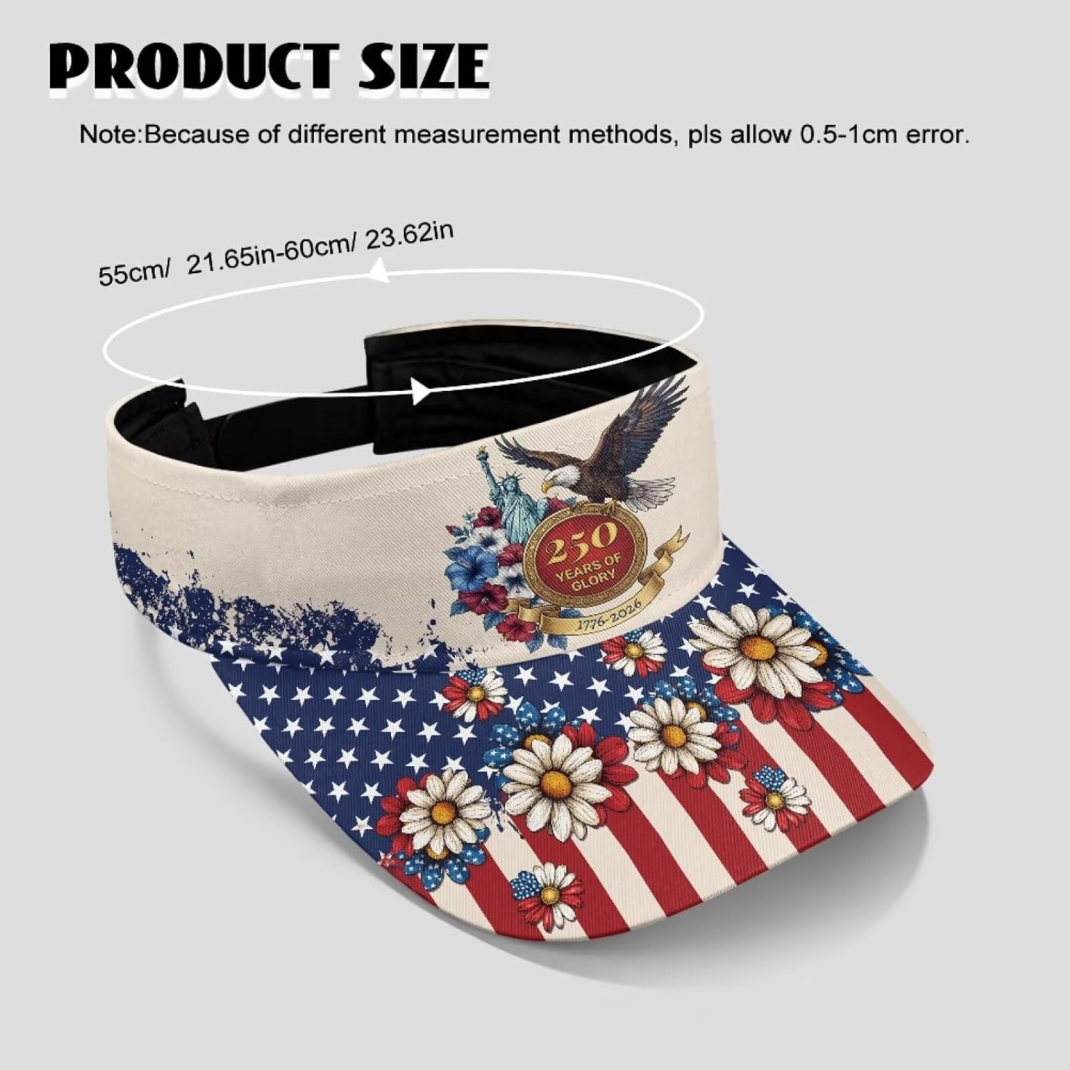 Yzaoxia Sun Visor for Women Men UV Protection Packable Lightweight Baseball Cap Beach Camping Travel Wide Brim Sun Hat