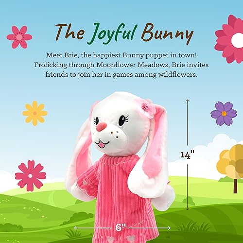 Vista 30 de Sharewood Forest Friends Freddy The Frog Hand Puppet - Animal de peluche para niños pequeños, niños, profesores, guardería y escuela, perfecto