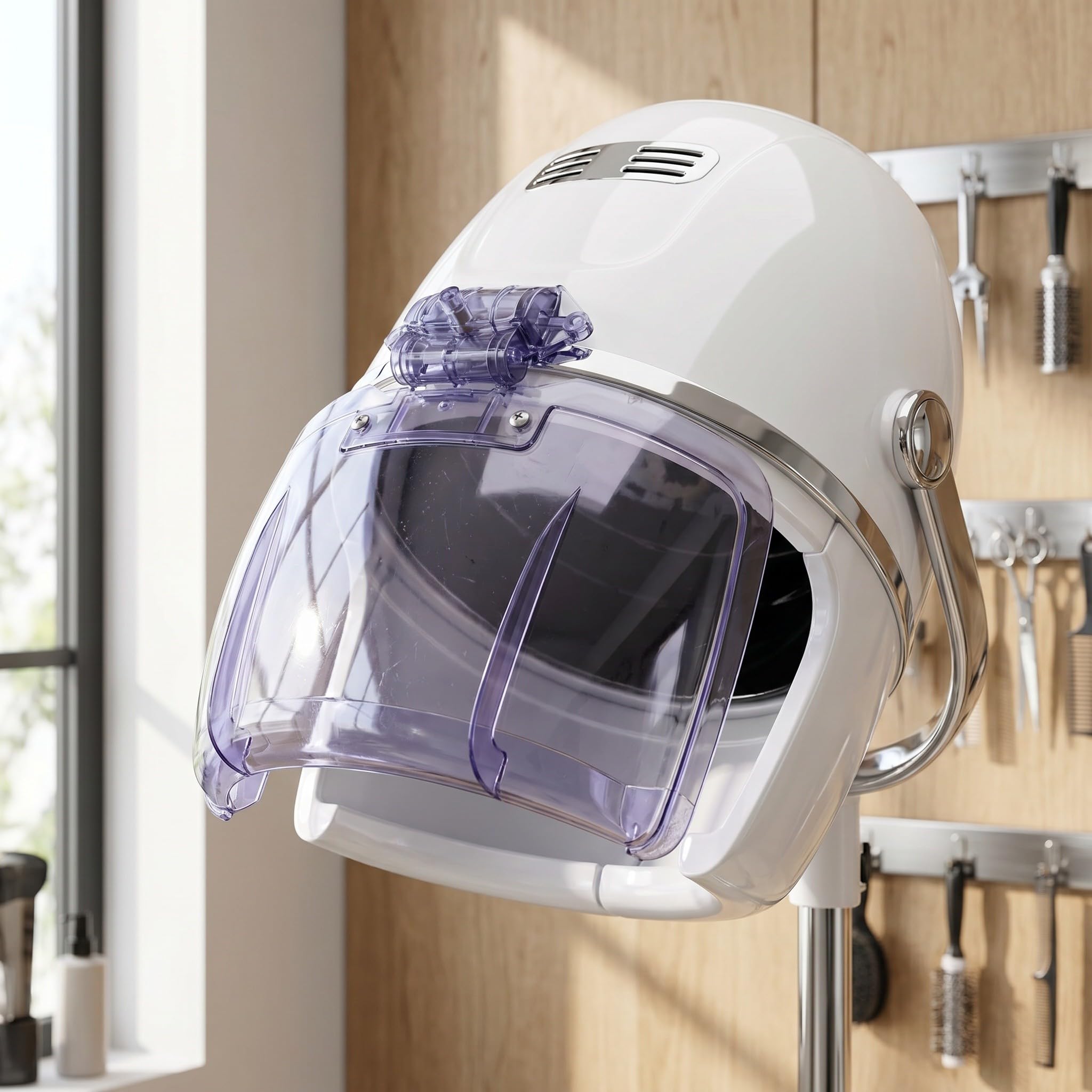 Toddmomy Haardampfgerät mit Heizhaube, Hitzebehandlungshaube für die Haarpflege zu Hause, Abdeckung für Tiefenpflegeöl, Dauerwellen und Färbebehandlung
