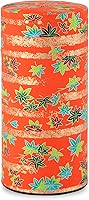 Vista 15 de NOREN Lata para Té Japonesa de Hojalata (Papel Yuzen Washi - Oboro Sakura/Rosa), Tamaño de 7.06 oz/Fabricado en JAPÓN con Tapa Interior Incluida