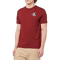 Calvin Klein Uomo T-Shirt Maniche Corte Left Chest Logo Tee Slim Fit