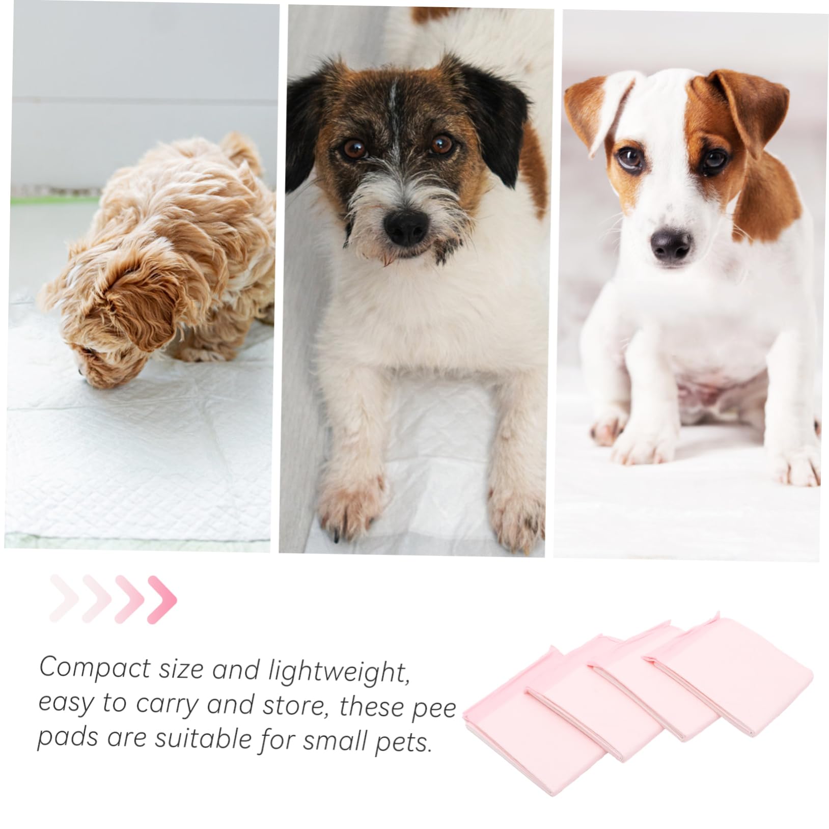 Toddmomy 100pièces Tapis Absorbants pour Chiens Et Tapis De Dressage pour Animaux De Compagnie Matelas Ultra-absorbants pour Chiots Et Petits Chiens De Propreté Et Portables