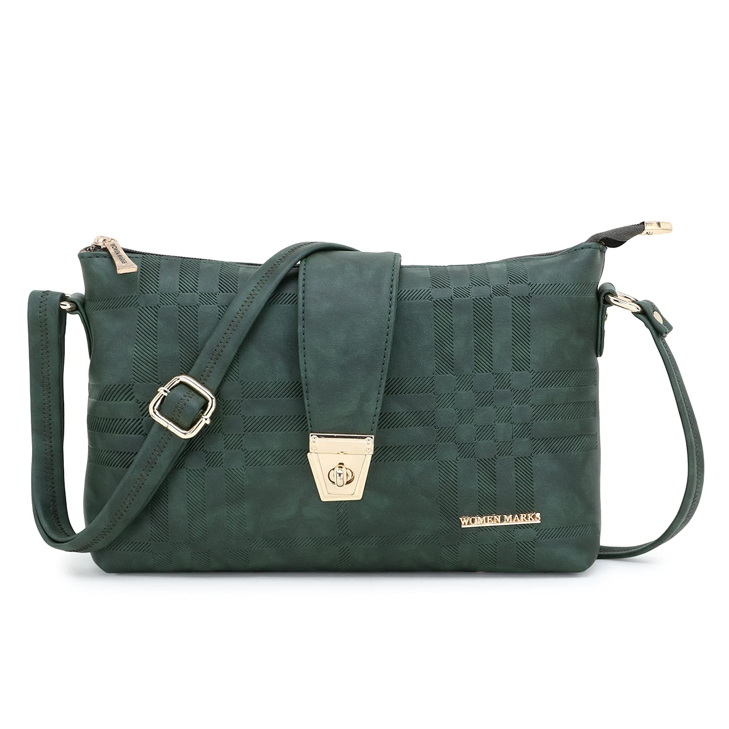 WOMEN MARKS, Women's PU Leather Sling/Crossbody Bag, with Internal Pocket, Pretty Look in Multiple Color for women