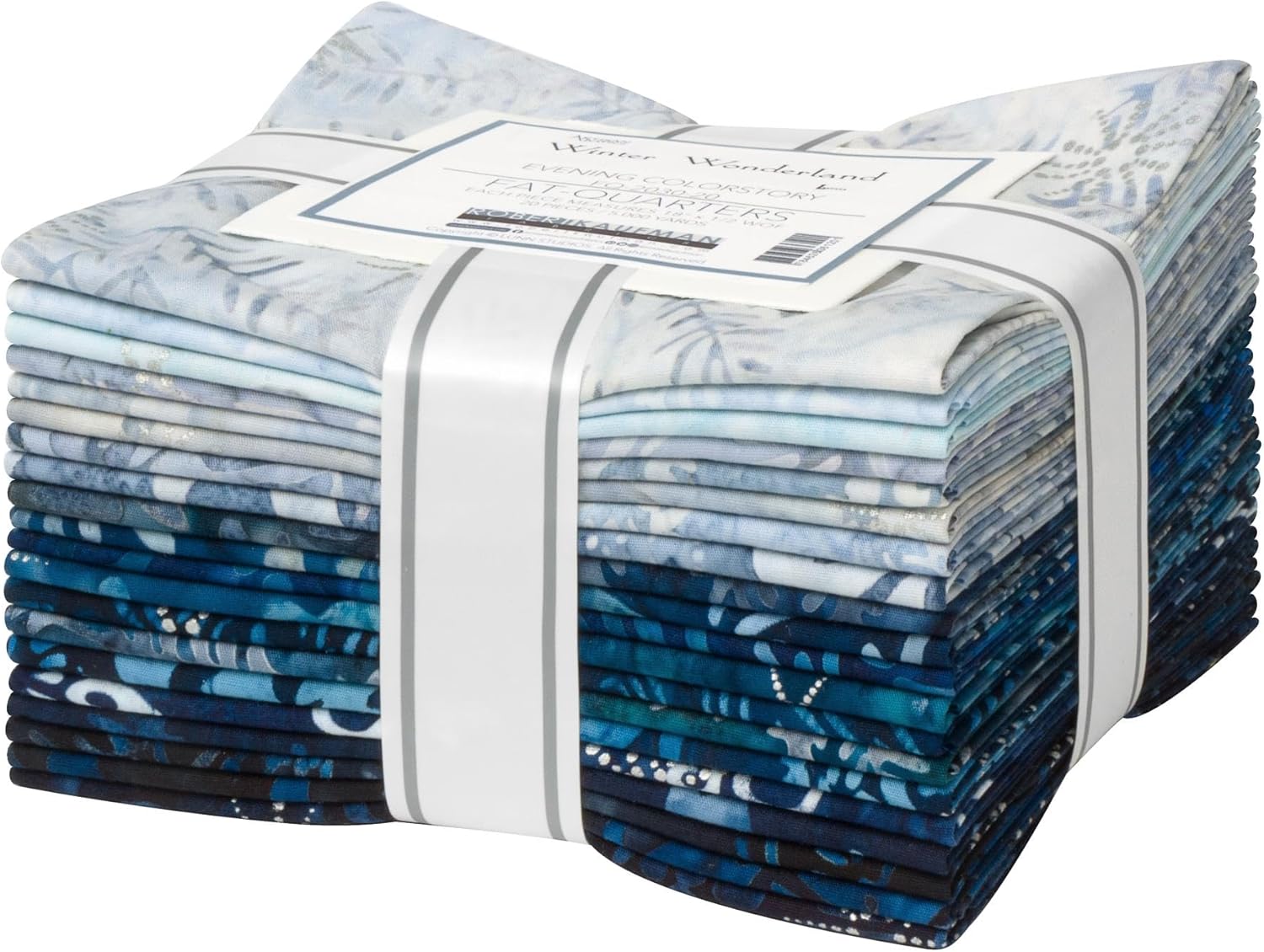 Lunn Studios Artisan Batiks Winter Wonderland Evening 20 Fat Quarters Robert Kaufman FQ-2030-20