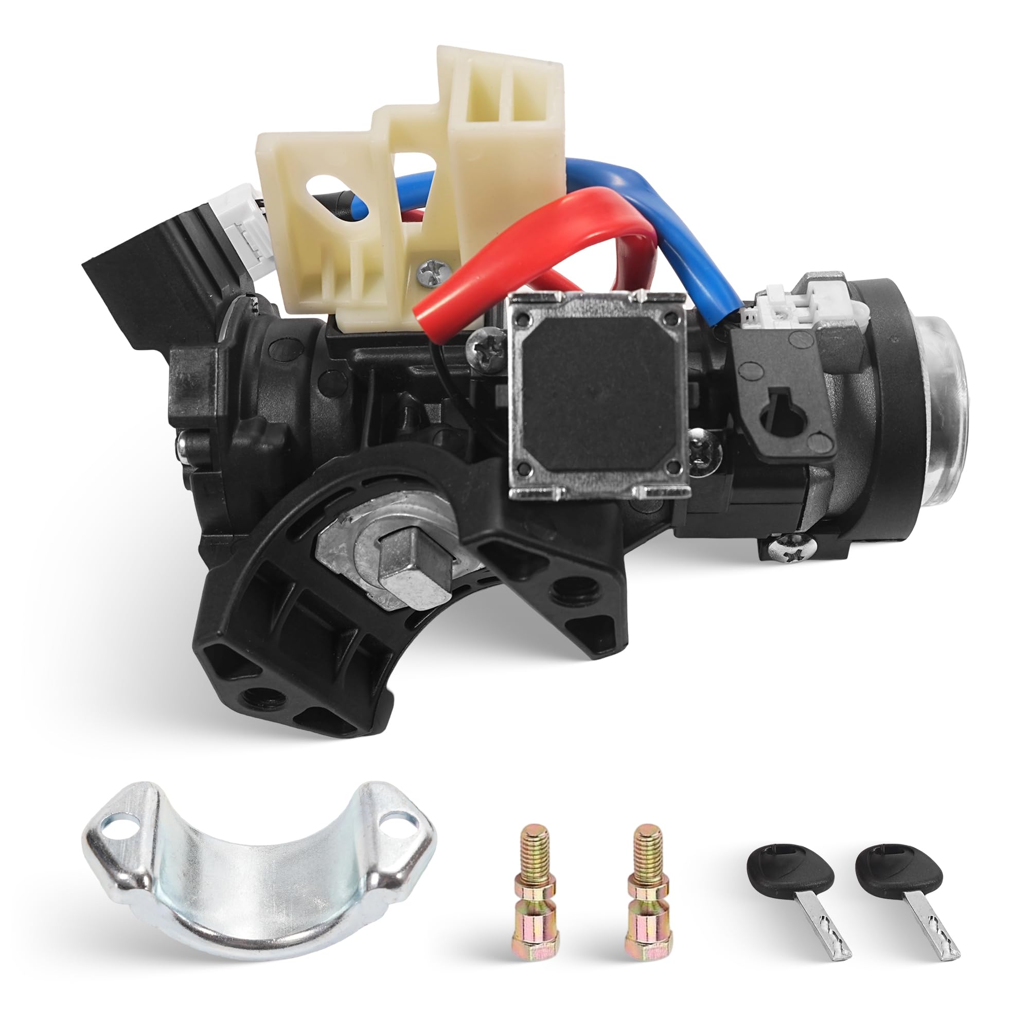 81900-D9G00 Ignition Lock Switch Set Assembly Compatible with 2017-2022 Kia Sportage Replaces Ignition Lock Switch Housing Assembly 81900D9G00 81905-