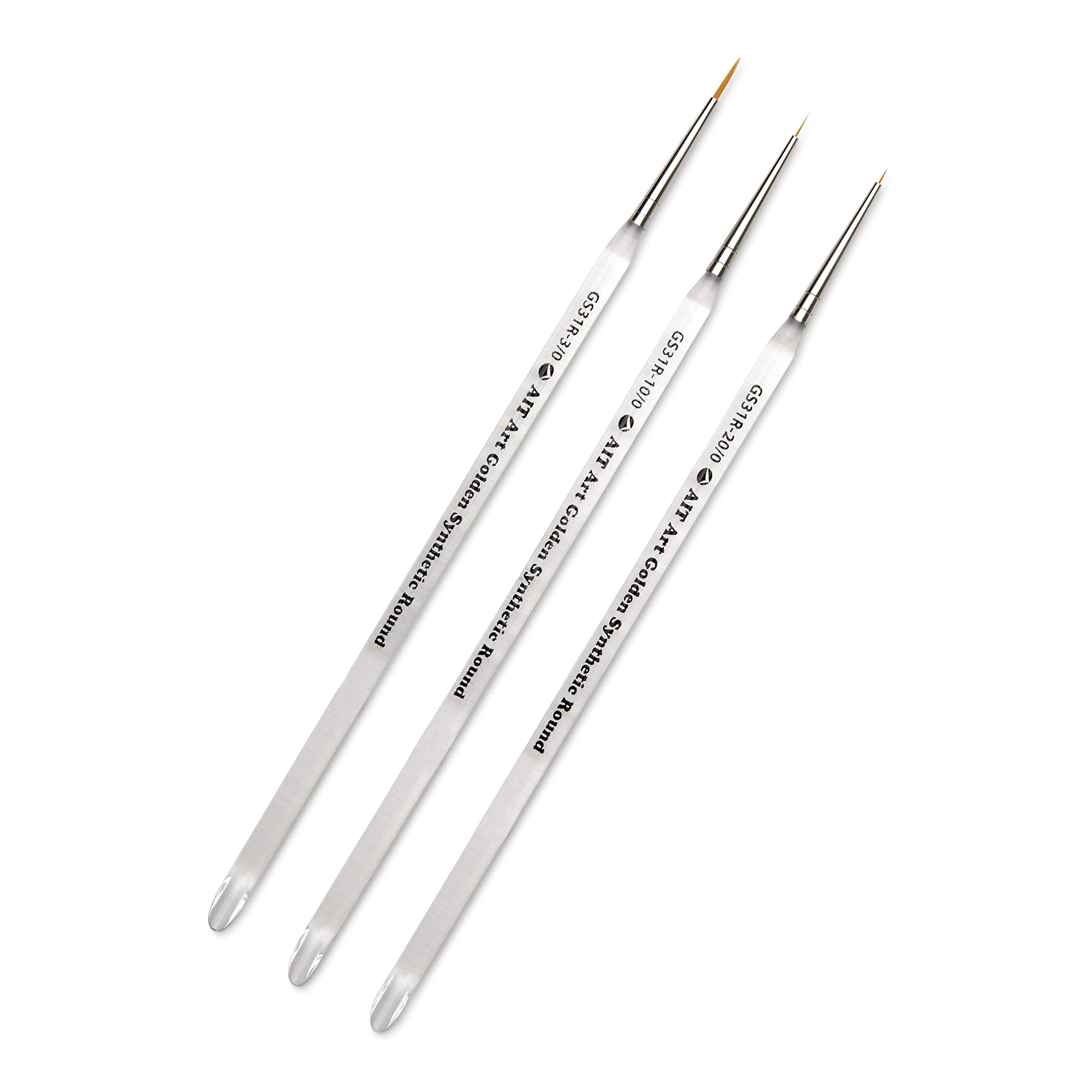 Amazon.com: AIT Art Round Paint Brushes, Pack of 3, Miniature
