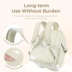 CLUCI 17.3 Sac à dos ordinateur portable d'Inch pour les femmes anti-vol Voyage sac à dos matelassé RFID