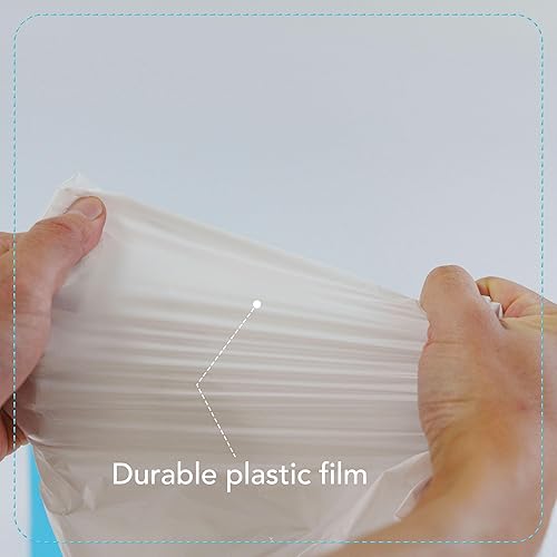 Miniatura 6 de Emergiene Bolsas de basura altas con cordón para cocina, 13 galones, sin perfume, a prueba de fugas, súper fuertes, 200 unidades