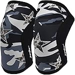 Knee Sleeves (1 Pair), 7mm Compression Knee Braces for Squats,Weightlifting,Powerlifting,Cross Training for Men & Women (Large)