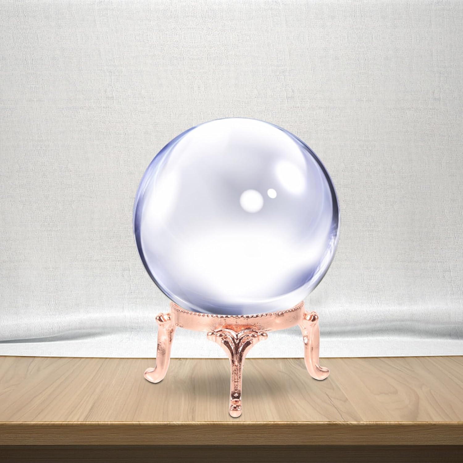 OSALADI Metal Crystal Ball Stand 2 pack Desktop Sphere Display Stand for Crystal Ball Table Centerpiece Home Office Decor Small Ornament Holder for Bedroom Living Room Gift