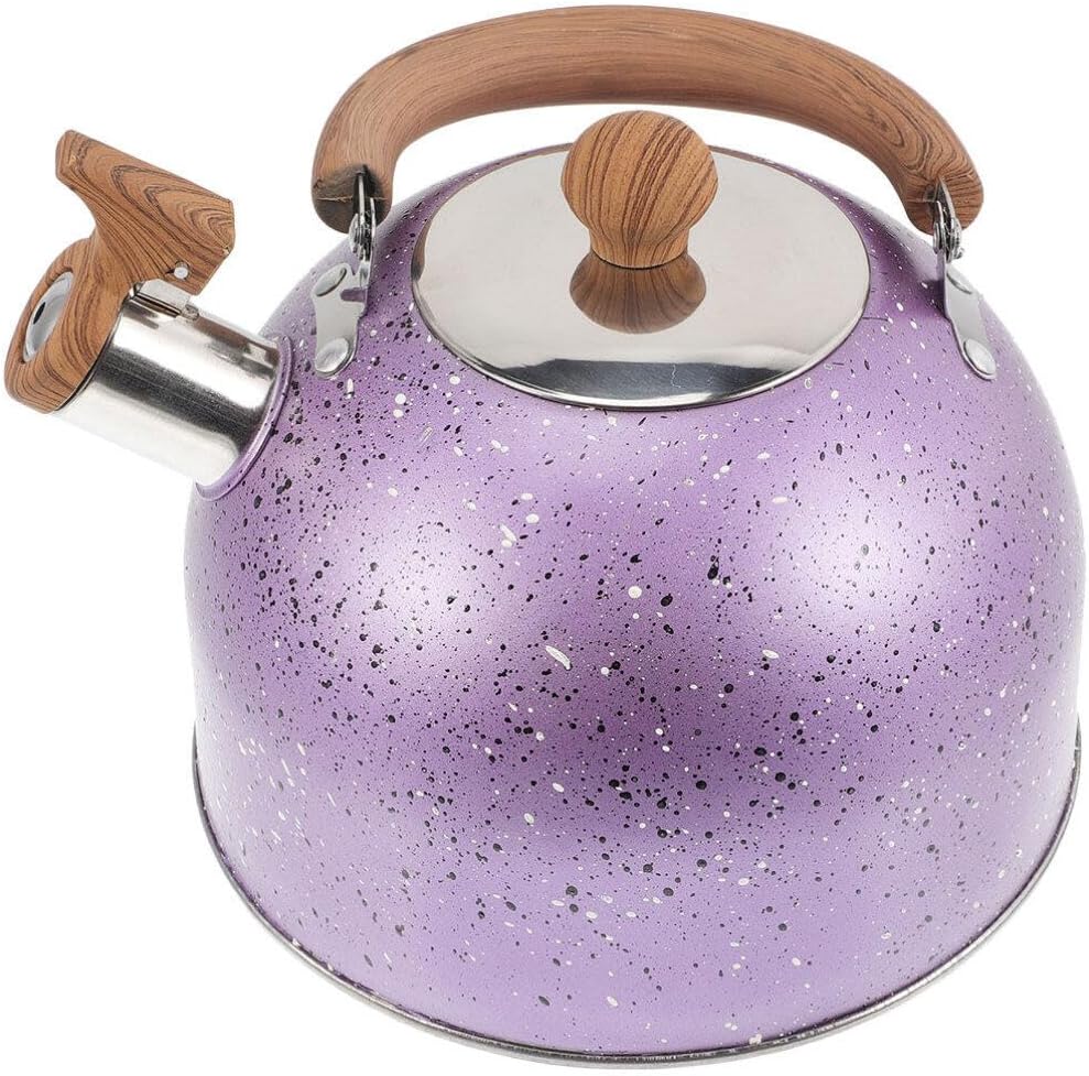 UPKOCH Whistling Tea Kettle, Stainless Steel Teapot with