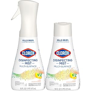 Clorox Disinfecting Mist Sanitizing And Disinfectant Spray 16 Oz Lemon And Orange Blossom