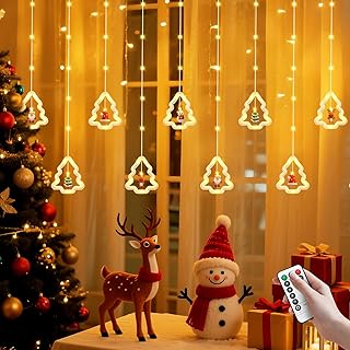 Christmas Christmas Curtain Lights Remote Control