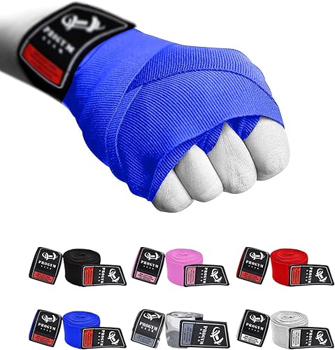 ProGym Gear Guantes interiores de boxeo para perforar vendajes elásticos debajo de los mitones, gran protección para artes marciales y deportes de